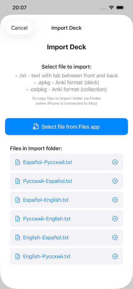 Import
